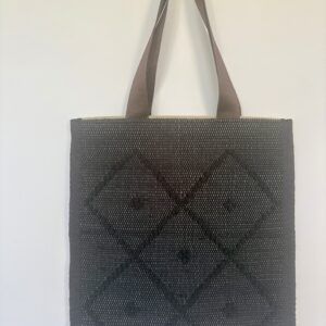 ALMA ARCHIVE TOTE - SMALL -  BEIGE & BROWN DETAIL